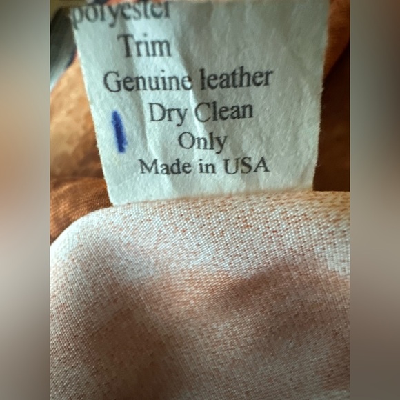 BOB MARLEY ONE OF A KIND Reworked Herringbone Blazer w Leather Patchwork - Picture 9 of 9